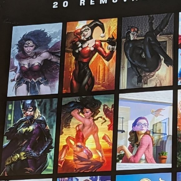 NWT Stanley Artgerm Lau DC Comics 20 Poster Portfolio Harley Quinn Wonder Woman‎ - Picture 9 of 9